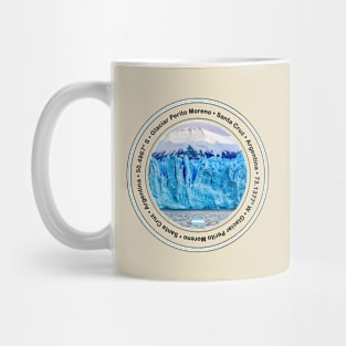 Glaciar Perito Moreno Circle Design Mug